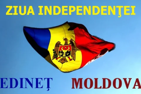 Ziua Independenţei Republicii Moldova sărbătorită la Edineţ
