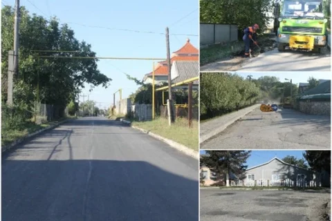Lucrările de reparaţie a drumurilor locale în Edineţ sunt în toi
