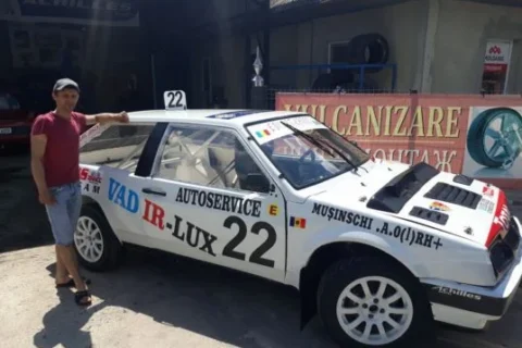 Prima etapă la AutoCross desfăşurată Edineţ. Edineţeanul Andrei Muşinschi – deţinătorul premiului întâi.
