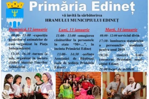 Programul de Hram al municipiului Edineț