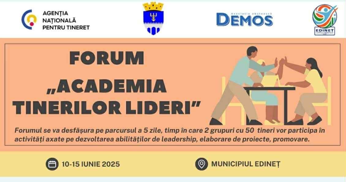 Forumul „Academia Tinerilor Lideri” la Edineț
