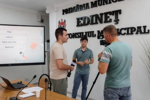 Școala Tinerilor Jurnaliști- atelier pentru tineri pasionați de jurnalism la Edineț