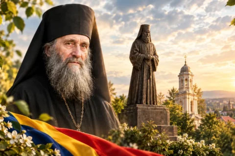 INVITAȚIE: Ceremonia oficială de dezvelire și sfințire a monumentului dedicat Părintelui Arhimandrit Sofian Boghiu